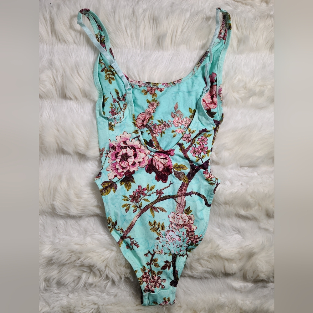 Cavalli x Skims Fagianella Print Scoop Neck One Piece X-Small Women. NEW - Picture 2 of 5